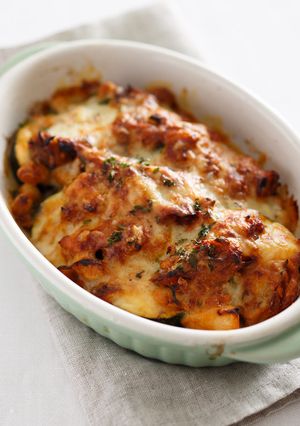 ズッキーニと鯖缶のトマトチーズ焼き-レシピのメイン写真