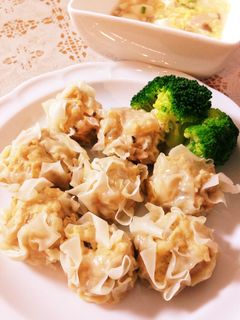 冷めてもフワフワ♡豆腐シュウマイ-レシピのメイン写真