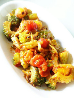 夏野菜ごろごろカレー味炒め-レシピのメイン写真