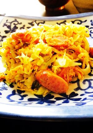 朝ごはんに☆たっぷりキャベツと玉子♪-レシピのメイン写真