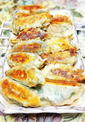 しそ大量消費！にんにく無し味付しそ餃子♥-レシピのメイン写真