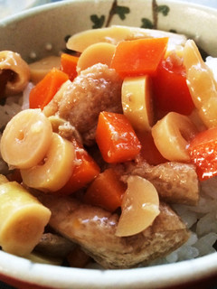 根曲がり竹の筍混ぜご飯-レシピのメイン写真