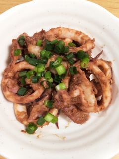 おつまみに☆イカの味噌炒め煮-レシピのメイン写真