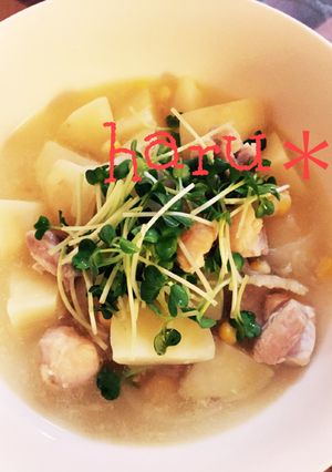 じゃがいもと鶏肉の塩バター煮＊-レシピのメイン写真