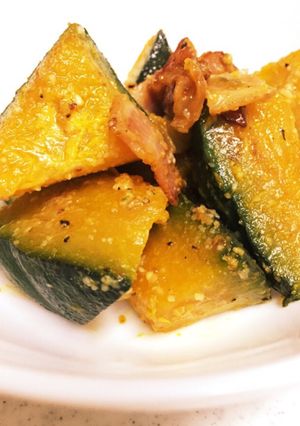 カボチャとベーコン炒め♩チーズ風味-レシピのメイン写真