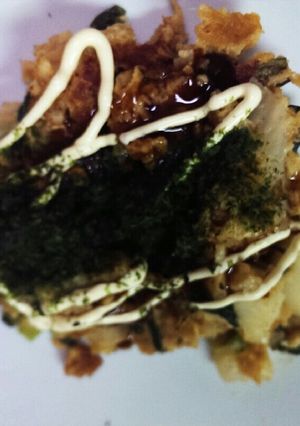 チキンラーメン 長いもお好み焼き風-レシピのメイン写真