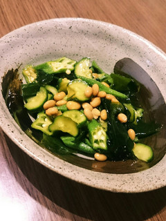 納豆とおくらのネバネバつるつる箸休め♪-レシピのメイン写真