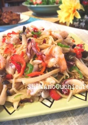 タイ風シーフード焼きそばパッタイ-レシピのメイン写真