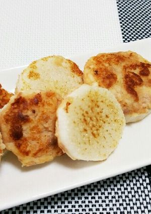 シャキシャキ長芋のはんぺんバーグ-レシピのメイン写真