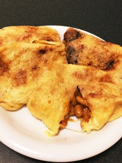 キムチ納豆チーズの油揚げ焼き-レシピのメイン写真