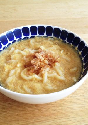 風邪に!汁も飲み干すうどん-レシピのメイン写真