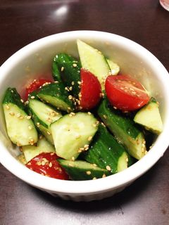 きゅうりとプチトマトのナムル-レシピのメイン写真