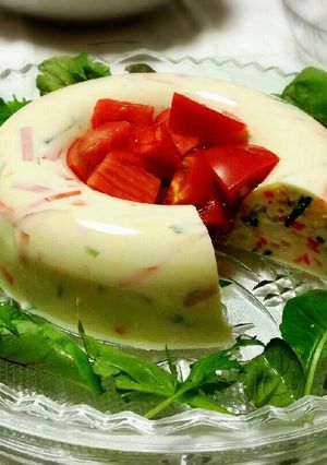 夏のおもてなしに♪サラダ寒天-レシピのメイン写真