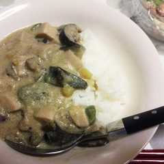 รูปของ さつまいものグリーンカレー
