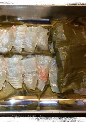 “絶品”鯛の昆布締めの作り方-レシピのメイン写真
