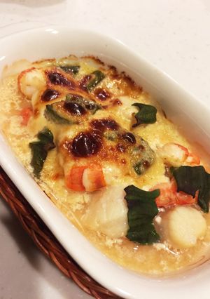 ごちそう♡エビとホタテのオーブン焼き-レシピのメイン写真