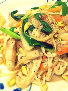 糖質0麺でパッタイ風アジア焼きそば-レシピのメイン写真