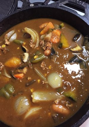 ダッチオーブンで夏カレー-レシピのメイン写真