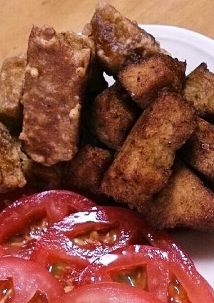 手抜き！高野豆腐と黄金のタレで簡単唐揚げ-レシピのメイン写真