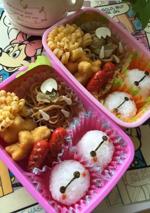 キャラ弁♡簡単♡ご飯♡ベイマックス♡-レシピのメイン写真