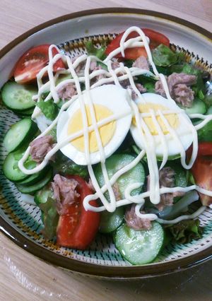 さっぱり！野菜もりもり♪サラダうどん-レシピのメイン写真