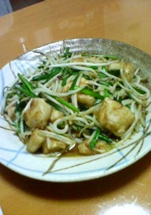 ピリ辛!鶏にら-レシピのメイン写真