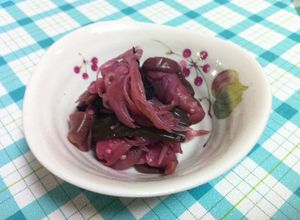 梅酢利用 本柴漬け風しば漬けの作り方-レシピのメイン写真