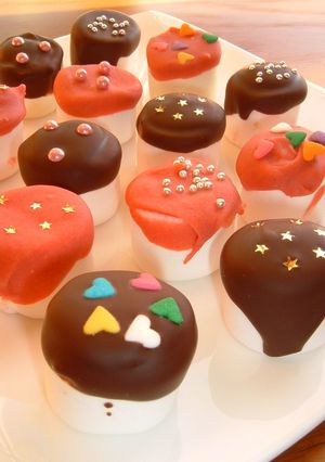 カラフル☆マシュマロチョコ-レシピのメイン写真
