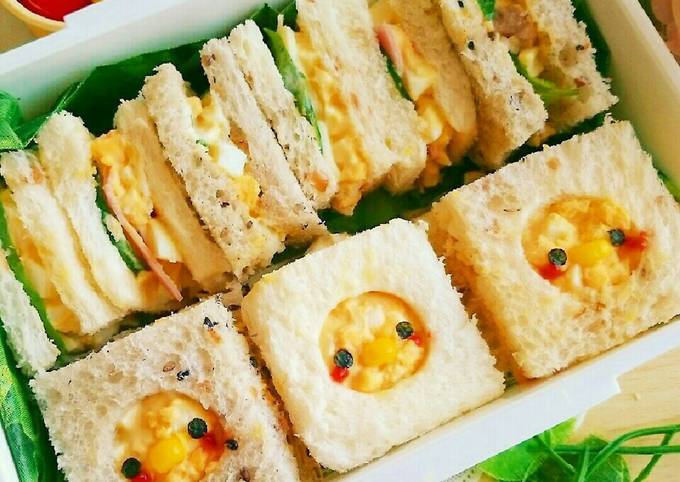 簡単可愛い♪卵サンドdeひよこデコサンド by AyakoOOOOO  