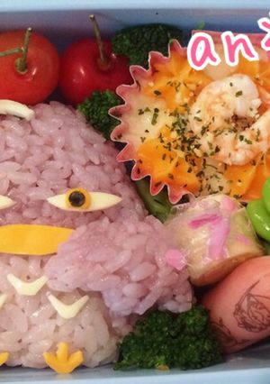 園児キャラ弁 ヨコドリ 妖怪ウォッチ-レシピのメイン写真