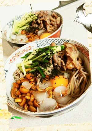 冷やしぶっかけそば-レシピのメイン写真