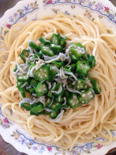 しらすとオクラの冷製パスタ-レシピのメイン写真