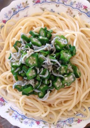 しらすとオクラの冷製パスタ-レシピのメイン写真