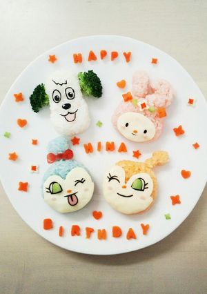 1歳 ♡誕生日プレート♡-レシピのメイン写真