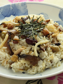 ささみとミックス豆の混ぜご飯【天狗缶詰】-レシピのメイン写真