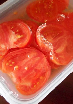 トマトのマリネ、カンタン酢で-レシピのメイン写真