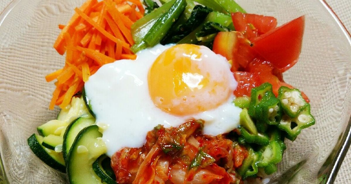 夏のカラフルビビンバ⭐ by bojako45 【クックパッド】 簡単おいしい