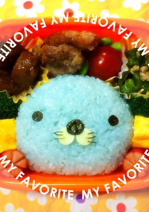 キャラ弁＊簡単♪ぼのぼの-レシピのメイン写真