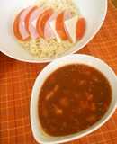 トマト１２０％冷やしぶっかけラーメン♪