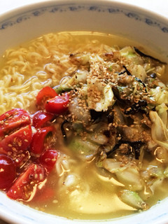 塩昆布とキャベツのラーメン-レシピのメイン写真