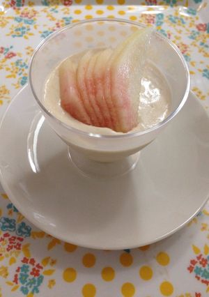 爽やか桃ムース-レシピのメイン写真