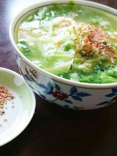 ひと手間プラス♪桜えび香る塩ラーメン-レシピのメイン写真