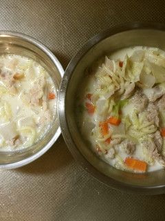 犬猫ごはん・豆乳ラーメン-レシピのメイン写真