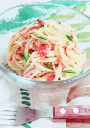 ♪ソラドレ♪だけで簡単スパサラ♡-レシピのメイン写真