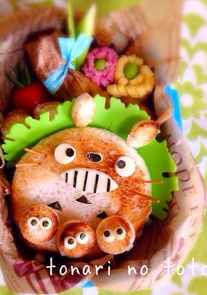 簡単♪ホットサンドdeトトロ弁当-レシピのメイン写真