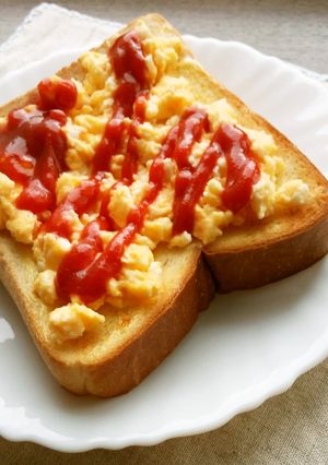 レンジで簡単♪濃厚チーズ卵☆トースト-レシピのメイン写真