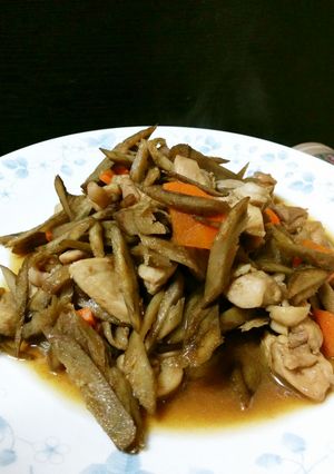 素朴な味☆鶏ごぼう-レシピのメイン写真
