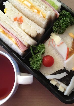 【艦これ】金剛キャラ弁当-レシピのメイン写真