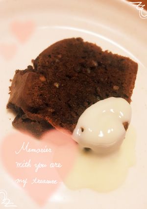 チョコバナナパウンドケーキ-レシピのメイン写真