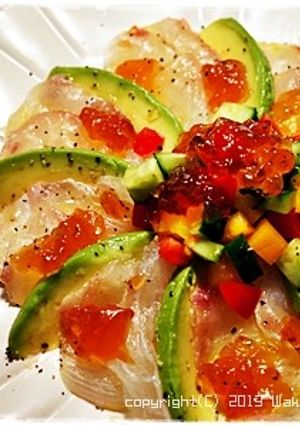 簡単■夏野菜と白身魚のゆずジュレ■-レシピのメイン写真